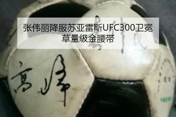 张伟丽降服苏亚雷斯UFC300卫冕草量级金腰带
